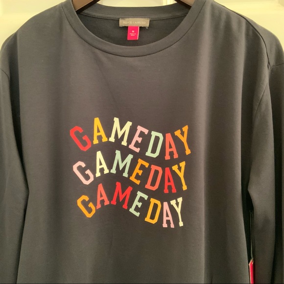 Vince Camuto Gameday Crewneck Sweatshirt- NWT - Medium - Picture 4 of 11